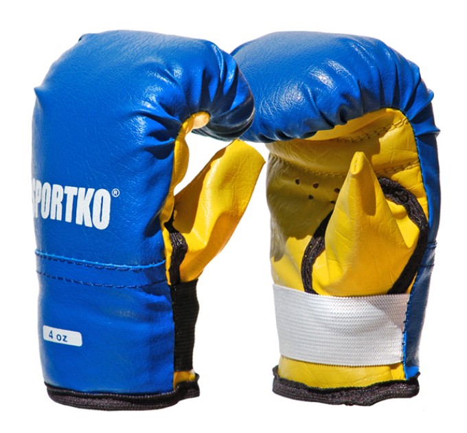 Боксерські рукавички із кожвінілу Sportko 4 oz (ПД2-4)