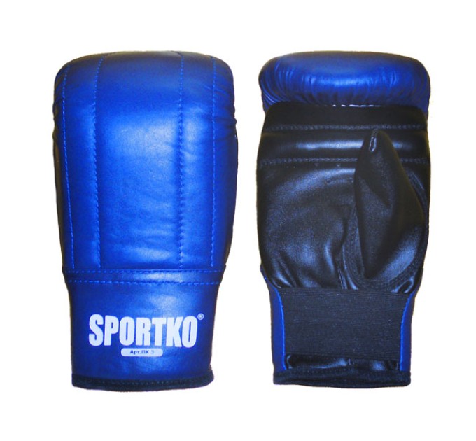 Перчатки боксерские снарядные кожаные Sportko (ПК3)