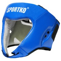 Шолом боксерський шкіряний Sportko (ФБУ)