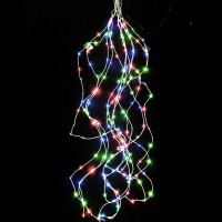Гирлянда новогодняя (украшение на елку) цветная декорация (пучок) светодиодная для дома 2м Stenson (R87569)