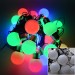 Гирлянда новогодняя (украшение) разноцветная пластиковая на 20 лампочек для дома Лампочки цоколь 3.5м (R82846)