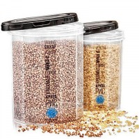 Емкость (контейнер) пищевой для сыпучих продуктов (круп) с резьбой 1.5л Stenson (NP-84б)