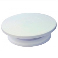 Крутящаяся пластиковая подставка для торта (под блюда, товары) 28x6.5см Stenson (R86500) Крутящаяся пластиковая подставка для торта (под блюда, товары) 28x6.5см Stenson (R86500)
