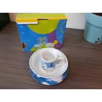 Посуд дитячий набір 3шт (тарілки, чашка) Кераміка Stenson (MH-2770)