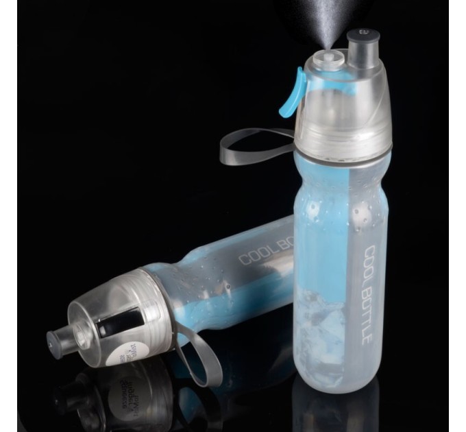 Пляшка (пляшка) для води та напоїв спортивна зі спреєм 600мл Stenson (R83344)
