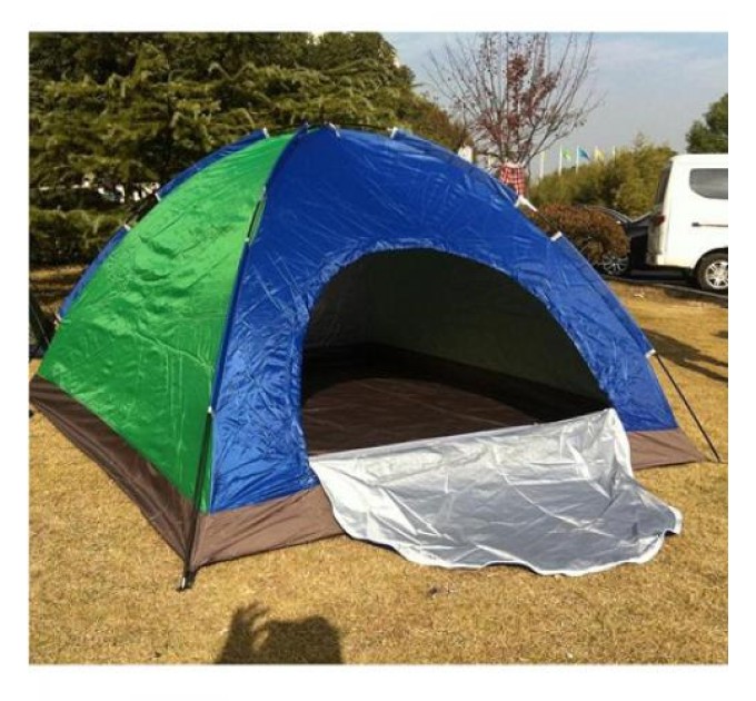 Палатка туристическая четырехместная двухцветная Stenson (R17762)