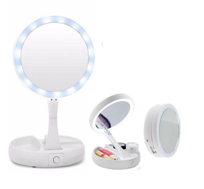 Зеркало для макияжа (косметическое) с led-подсветкой 16*28,5см MyFoldAway Stenson (R86662)