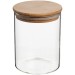 Скляна банка (харчовий контейнер) з кришкою з бамбука для зберігання продуктів 600мл 10x11см (R86339)