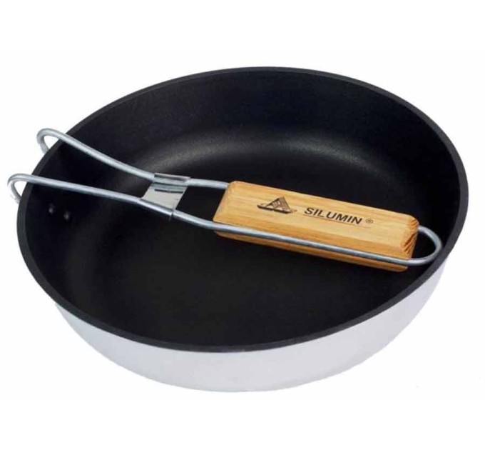 Сковорода походная с антипригарным покрытием и ручкой Тime Eco БЛС24