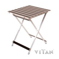 Стол складной деревянный малый для отдыха и туризма 67х50х53.5см Vitan Alluwood (VT6210)