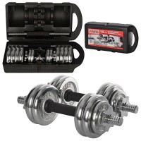 Гантели наборные хромированные 2 шт. по 7,5 кг. YORK (MS 0228)