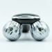 Масажер ручний роликовий для всього тіла (рук, ніг та спини) 2 кульки ABS пластик Zelart 3D MASSAGER (CX-301)