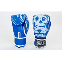 Перчатки боксерские из кожи PU 8-12 унций Everlast Skull (BO-5493) Перчатки боксерские из кожи PU 8-12 унций Everlast Skull (BO-5493)