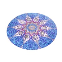 Коврик для йоги круглый из замши и каучука двухслойный OSPORT (FI-6218-2)