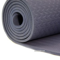 Коврик для йоги и фитнеса (йога мат) однослойный OSPORT TPE 182х61см толщина 8мм (MS 0616)