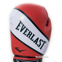 Рукавички боксерські для боксу Шкіра PU Everlast BO-0221 SUPER-STAR (10, 12 унцій)