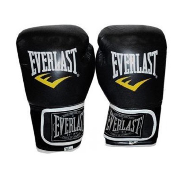 Рукавички боксерські для боксу 8-12 унцій на липучці Everlast шкіра PU (BO-3987)