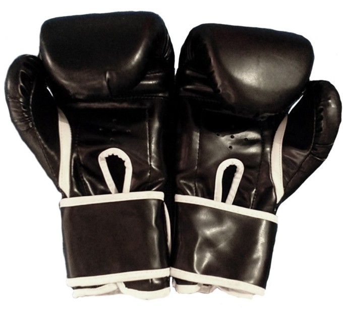 Перчатки боксерские для бокса 8-12 унций на липучке Everlast кожа PU (BO-3987)