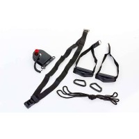 TRX Петли подвесные тренировочные с подвижным блоком SUSPENSION SYSTEM AF5004A