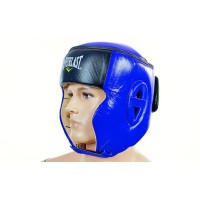 Шлем боксерский (в мексиканском стиле) кожа ELAST VL-6147