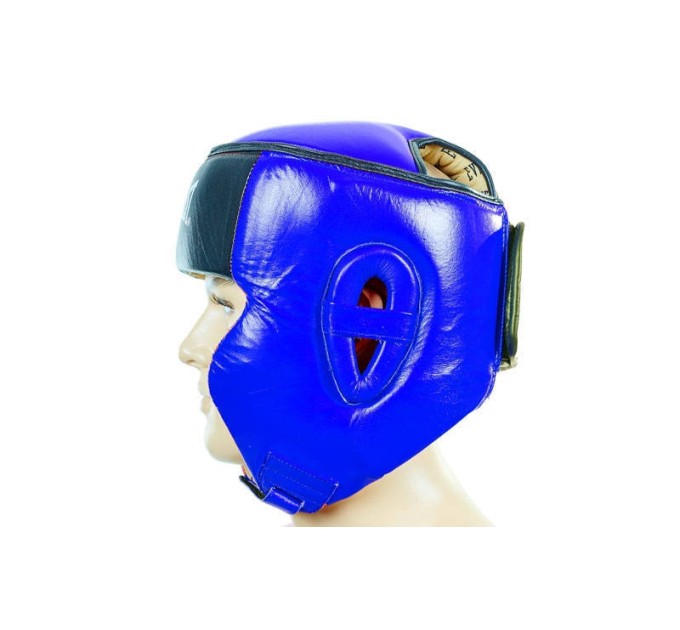 Шлем боксерский (в мексиканском стиле) кожа ELAST VL-6147