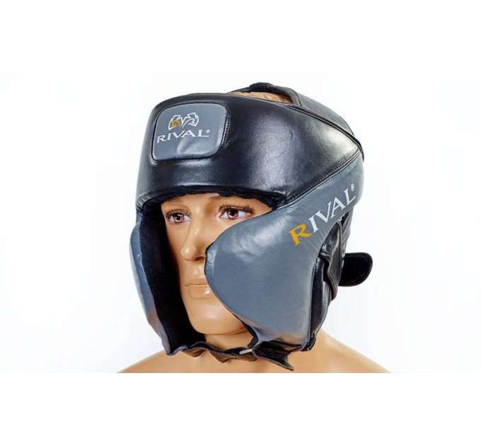 Шлем боксерский (в мексиканском стиле) кожа RIVAL MA-6004