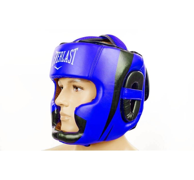 Шлем боксерский (с полной защитой) кожа ELAST BO-5242