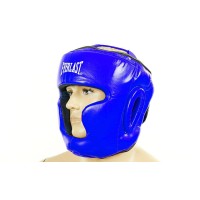 Шлем боксерский (с полной защитой) кожа ELAST ZB-5007E