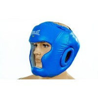 Шлем боксерский (с полной защитой) кожа ELAST ME-0147