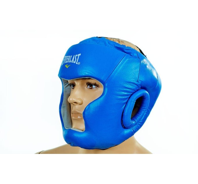 Шолом боксерський (з повним захистом) шкіра ELAST ME-0147