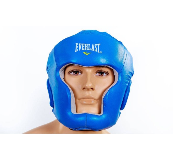 Шолом боксерський (з повним захистом) шкіра ELAST ME-0147