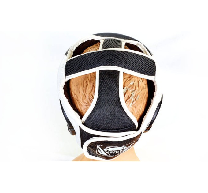 Шлем боксерский (с полной защитой) кожа VENUM BO-5246