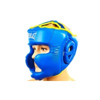 Шлем боксерский (с полной защитой) PU ELAST BO-6001