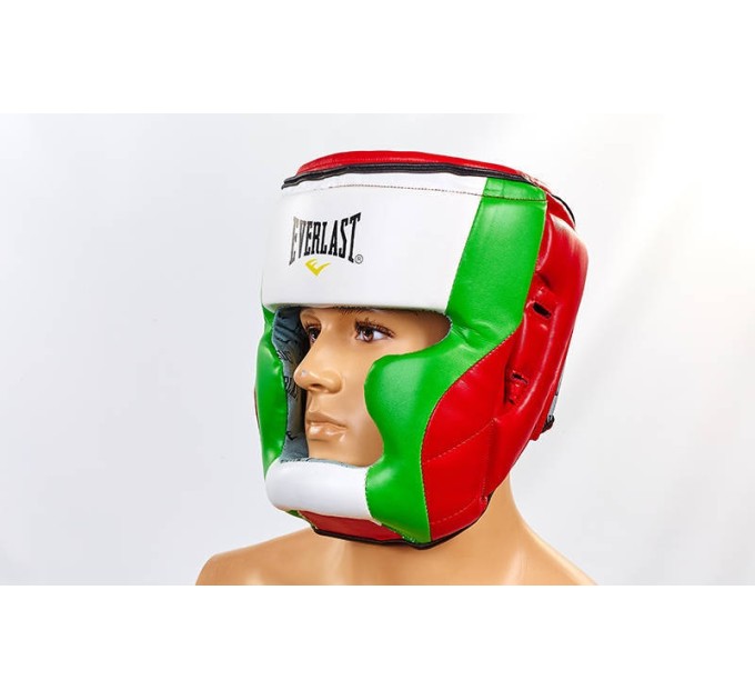 Шлем боксерский (с полной защитой) PU ELAST МА-010