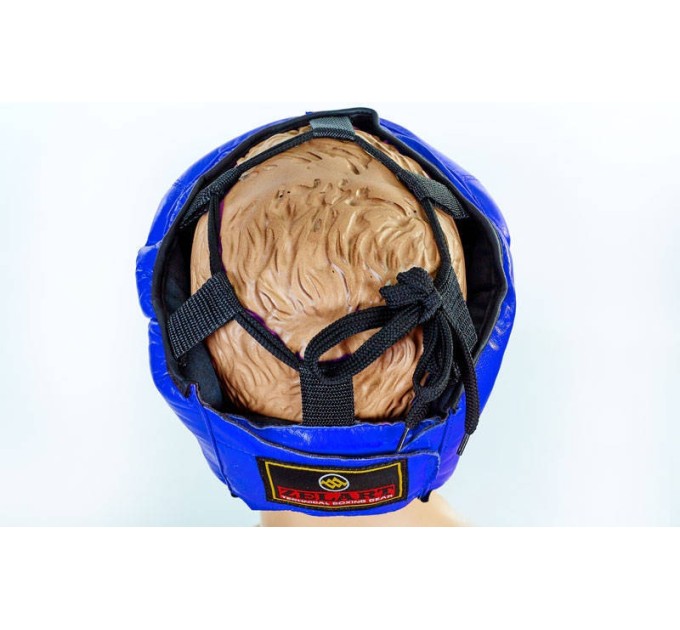 Шлем для единоборств (с прозрачной маской) кожа Zel ZA-01027