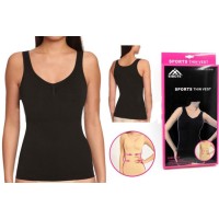 Майка стягує (коригуюча) Thin vest ST-9161-BK