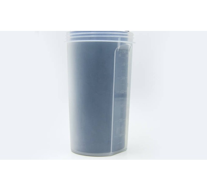 Пляшка (пляшка) шейкер спортивний для води пластмасовий 700мл Zel (FI-5055)