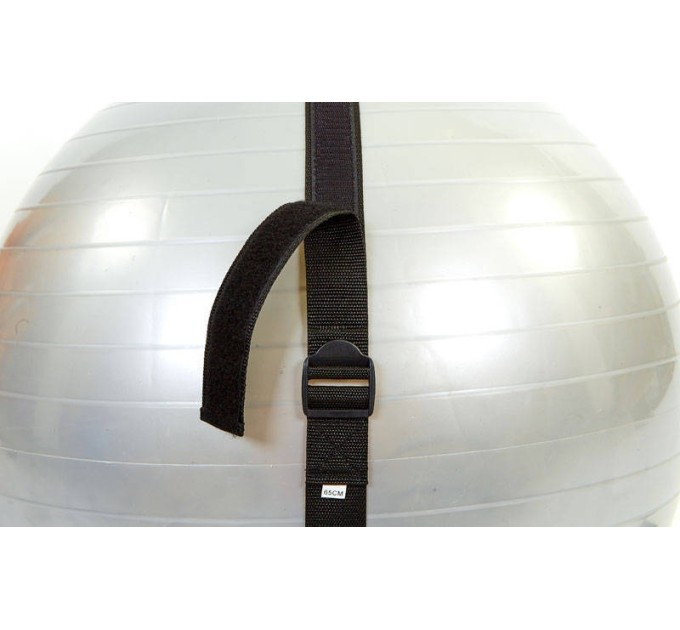 Ремінь на фітбол 65см BODY BALL STRAP з еспандерами Zel (FI-0702-65)