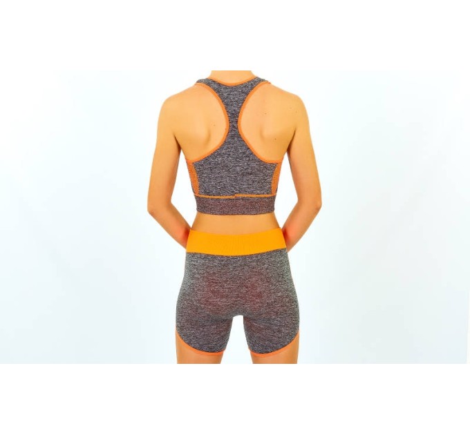 Комплект (костюм) для фитнеса, спорта и йоги (топ, шорты) SIBOTE (ST-2155)
