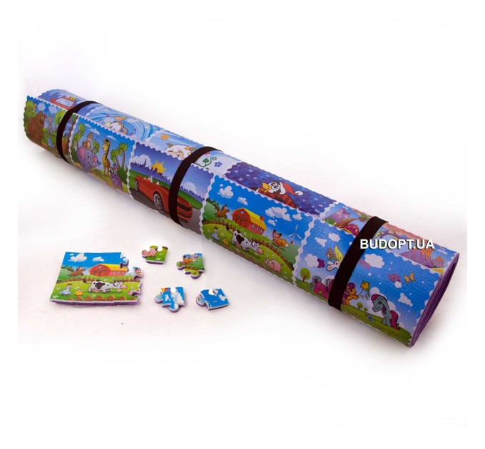 Дитячий ігровий килимок, що розвиває Мультфільм 190х95см