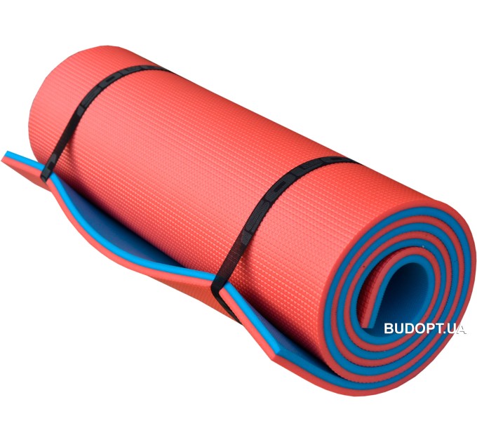 Килимок для йоги, фітнесу та спорту (каремат спортивний) OSPORT Спорт 16мм (FI-0038-1)