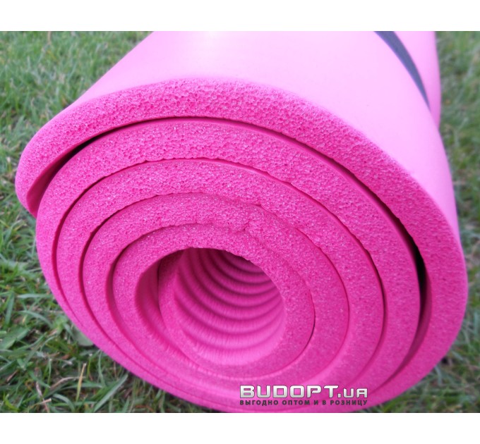 Килимок для йоги та фітнесу FITNESS YOGA MAT 10мм зі спіненого каучуку
