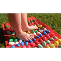 Массажный (ортопедический) коврик дорожка для детей с камнями Onhillsport 150*40см (MS-1214)