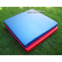 Мат гимнастический, спортивный из кожвинила Boxer 100х100х10 см (bx-0064)