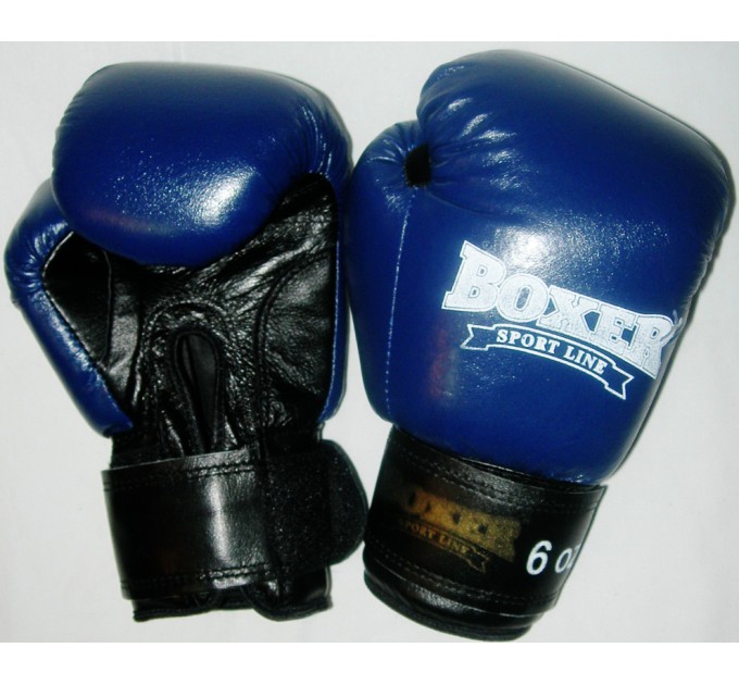 Дитячі боксерські рукавички шкіряні Boxer 6 унцій (bx-0026)
