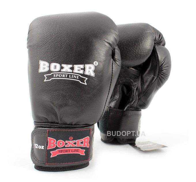 Рукавички боксерські комбіновані Boxer 12 унцій (bx-0033)