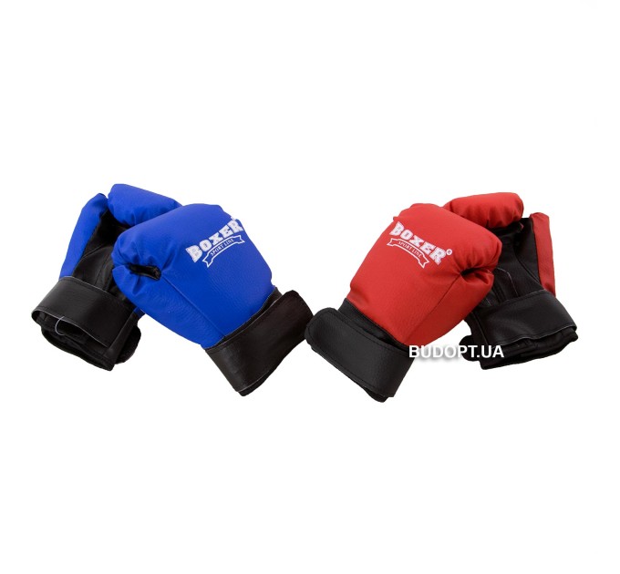 Дитячі рукавички для боксу зі шкірвінілу Boxer 4 унцій (bx-0037)