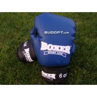 Детские боксерские перчатки для бокса из кожвинила Boxer 6 унций (bx-0021)