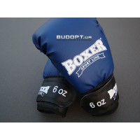Дитячі боксерські рукавички для боксу зі шкірвінілу Boxer 6 унцій (bx-0021)