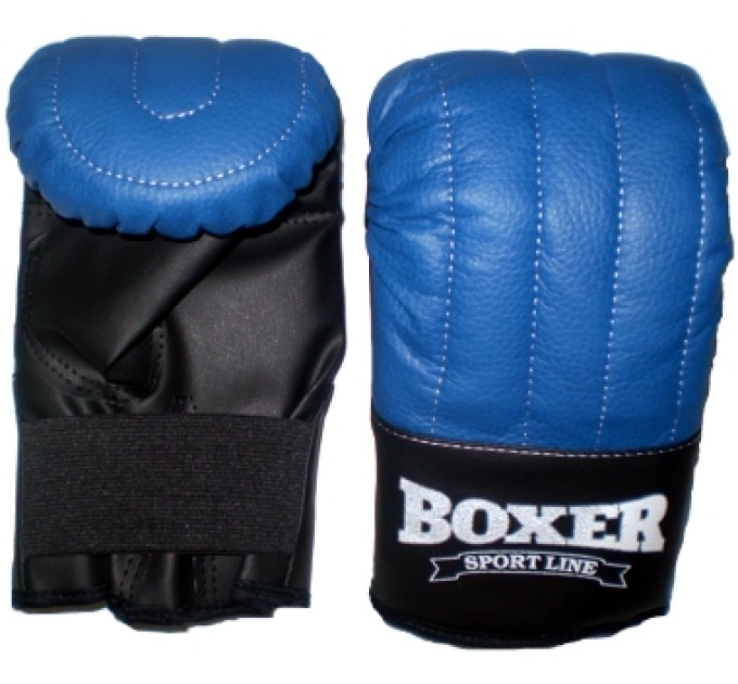 Перчатки тренировочные из кожвинила Boxer Элит L (bx-0042)